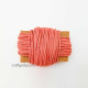 Cotton Macrame Cords 2mm Twisted - Salmon Pink - 20 meters