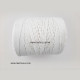 Cotton Macrame Cords 2mm Twisted - White - 20 meters