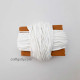 Cotton Macrame Cords 2mm Twisted - White - 20 meters