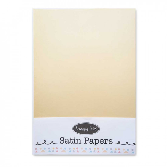 Satin Coated Paper A4 - Cream - Pack of 4
