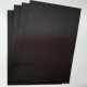 Satin Coated Paper A4 - Black - Pack of 4