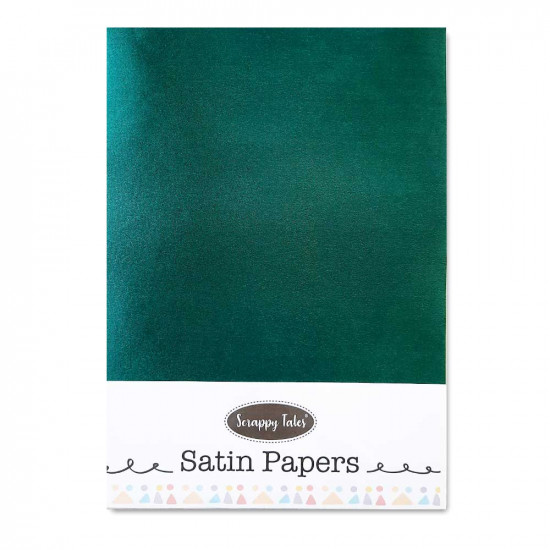 Satin Coated Paper A4 - Dark Green - Pack of 4