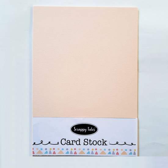 CardStock A4 - Pastel Misty Rose 400gsm - 5 Sheets