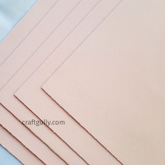 CardStock A4 - Pastel Misty Rose 400gsm - 5 Sheets