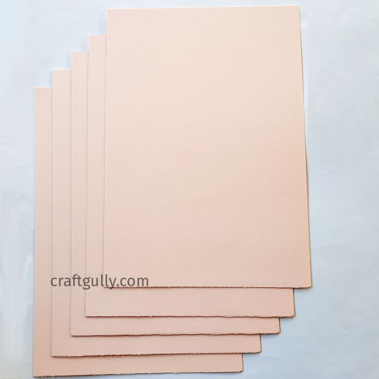 CardStock A4 - Pastel Misty Rose 400gsm - 5 Sheets