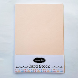 apricot cardstock