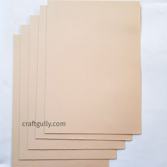 CardStock A4 - Pastel Parchment 400gsm - 5 Sheets