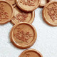 Wax Seals #3 - 32mm You Are Invited - Antique Golden - 5 Seals