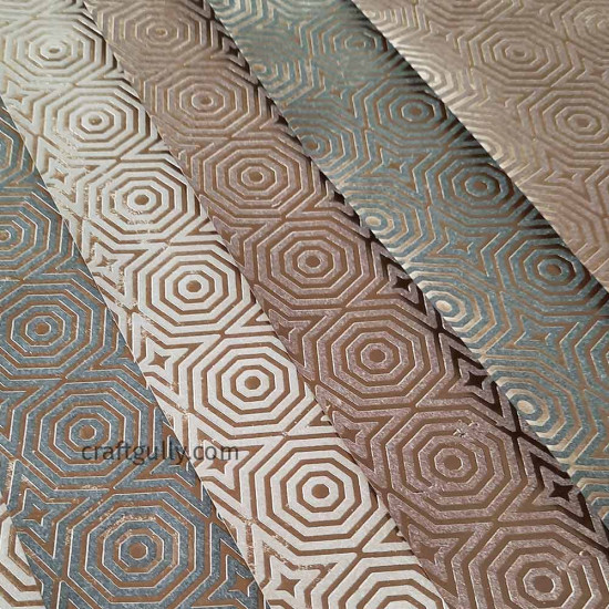 Foil Stamped Papers A4 - Assorted #3 - Pack of 6