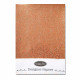Foil Stamped Papers A4 Design #4 - Brick Red & Golden - 4 Sheets
