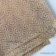 Foil Stamped Papers A4 Design #13 - Cream & Golden - 4 Sheets