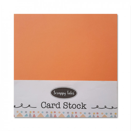 CardStock 12x12 - Apricot 200gsm - 5 Sheets