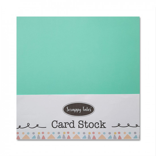 CardStock 12x12 - Seafoam Green 200gsm - 5 Sheets