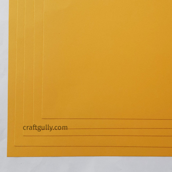 CardStock 12x12 - Pineapple Yellow 200gsm - 5 Sheets