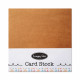 CardStock 12x12 - Brown Kraft 220gsm - 5 Sheets