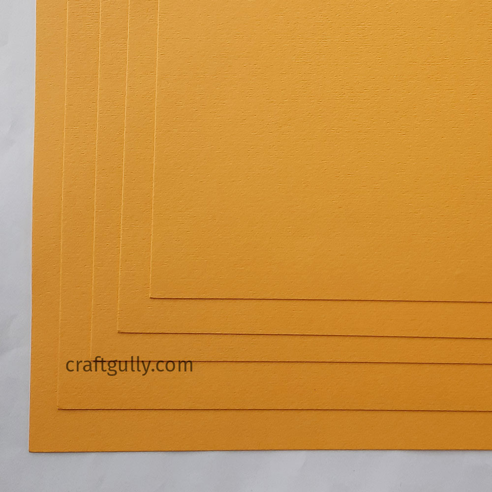Burano BRIGHT YELLOW (51) - 12X12 Cardstock Paper - 92lb Cover