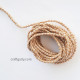 Jute String #5 - 3mm Natural & Silver - 3 Meters