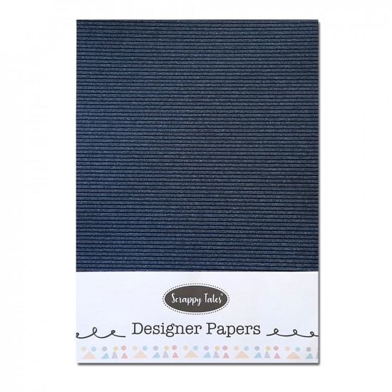 Papers A4 - Texture #4 - Navy Blue - 5 Sheets