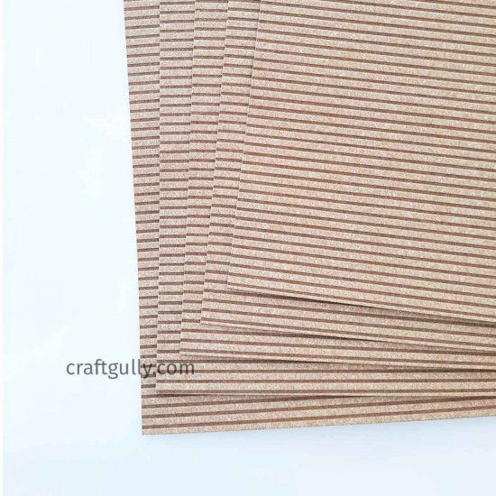 Papers A4 - Texture #7 - Wheat Brown - 5 Sheets