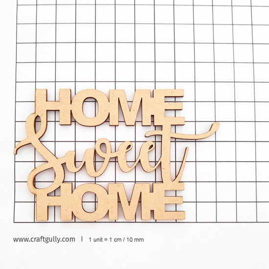 MDF Sentiments #27 - Home Sweet Home