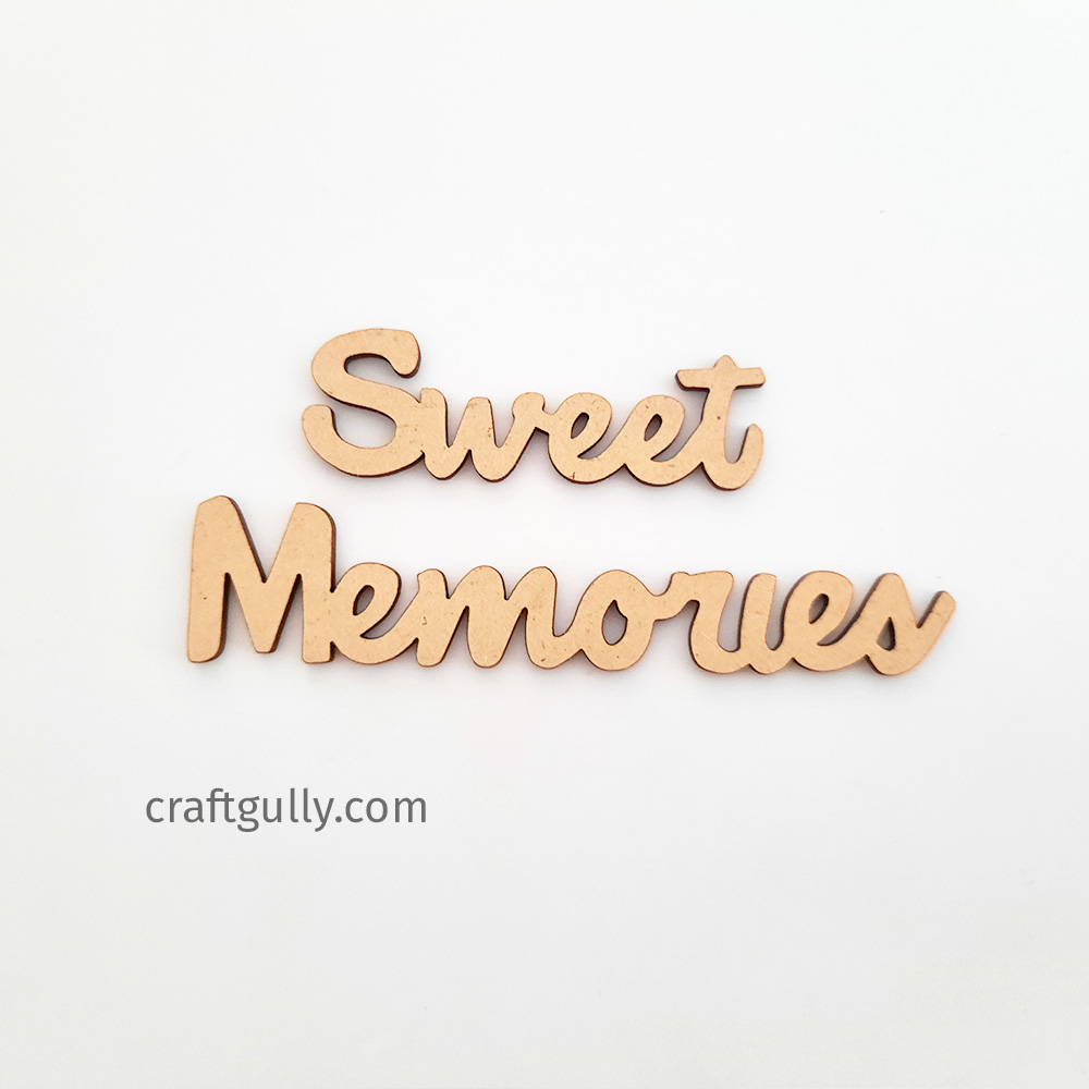 Buy Sweet Memories Sentiment In MDF Online. COD Available Low ...