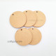 MDF Keychains #6 - 50mm Round 1 Hole - 5 Pieces