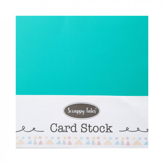 CardStock 11x12 - Teal 200gsm - 5 Sheets