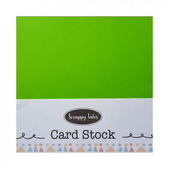 CardStock 11x12 - Grass Green 200gsm - 5 Sheets