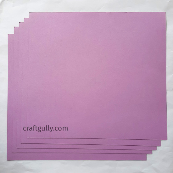 CardStock 11x12 - Lilac 200gsm - 5 Sheets