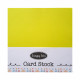 CardStock 11x12 - Lemon Yellow 200gsm - 5 Sheets
