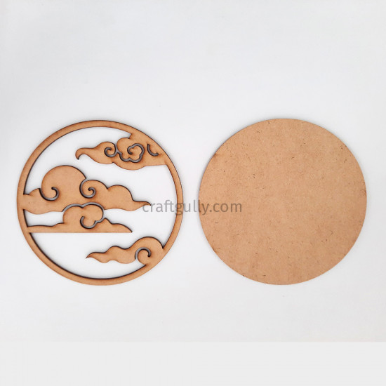 Designer Coaster Set #2 - Clouds - 1 Set