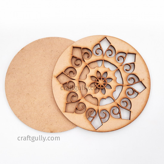 Designer Coaster Set #3 - Mandala - 1 Set