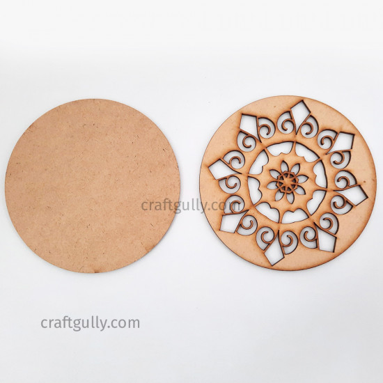 Designer Coaster Set #3 - Mandala - 1 Set