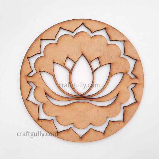 Designer Coaster Set #4 - Lotus - Set Of 2
