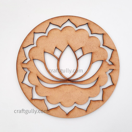 Designer Coaster Set #4 - Lotus - 1 Set