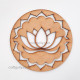 Designer Coaster Set #4 - Lotus - 1 Set