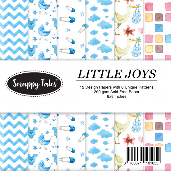 Pattern Papers 6x6 - Little Joys - Pack of 12