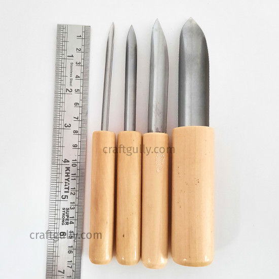 Lino Cutters - Set of 4 Tools