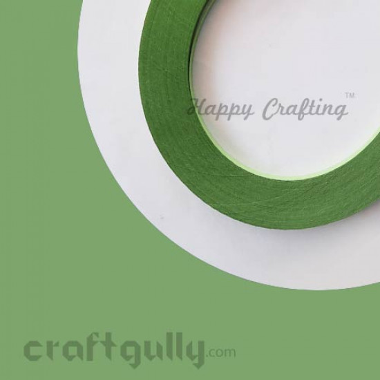Quilling Strips of 10mm - Pear Green - 11Inch - 100 Strips