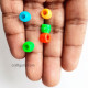Acrylic Beads 7mm Barrel - Assorted - 30 Beads