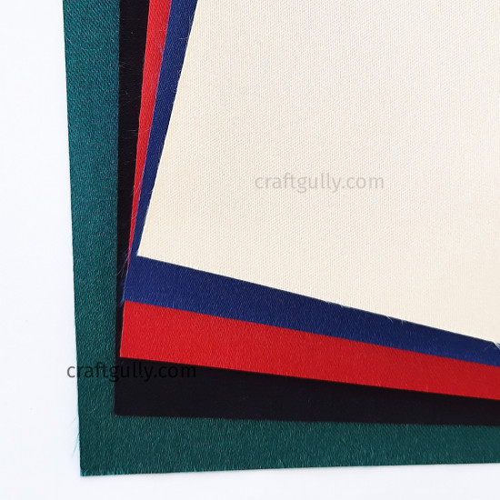 Satin Coated Paper A5 - Assorted - 5 Sheets