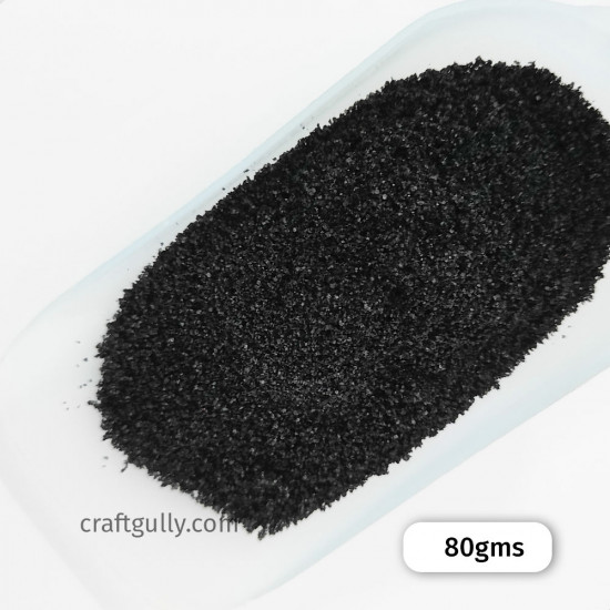 Coloured Sand - Black - 80gms