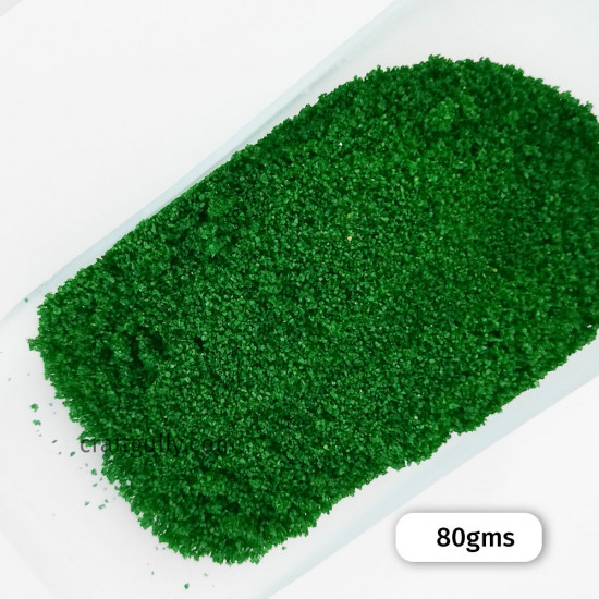 Coloured Sand - Dark Green - 80gms