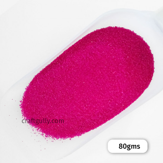 Coloured Sand - Pink - 80gms