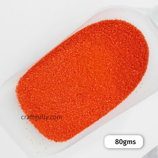 Coloured Sand - Orange - 80gms