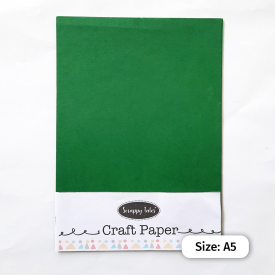 Papers A5 - 120gsm Bottle Green - 10 Sheets