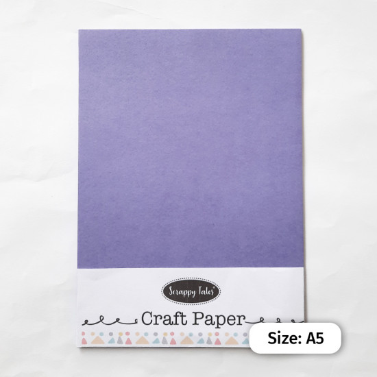 Papers A5 - 120gsm Lilac - 10 Sheets