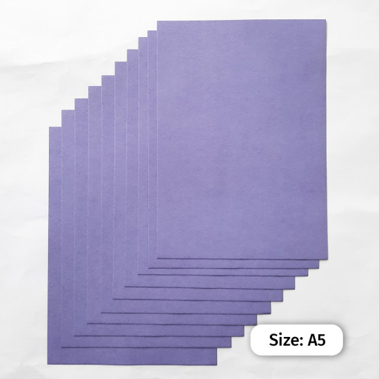 Papers A5 - 120gsm Lilac - 10 Sheets