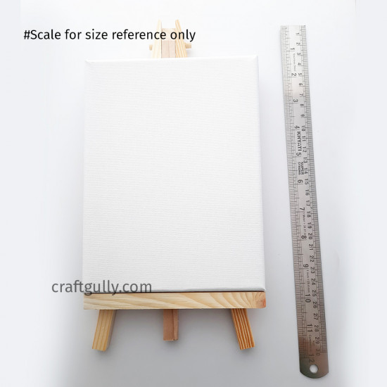 Canvas Frame & Easel 11.5 inches - White - Pack of 1