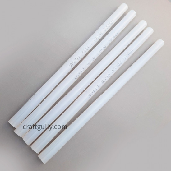 Glue Gun Sticks 11mm - Milky White 8 inches - 5 Sticks